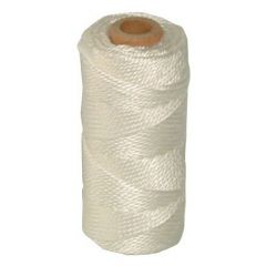 Metselkoord gesl. 4 strengs pp wit. klos 50 meter