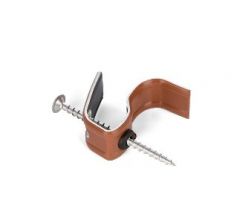 Monier euro-vorsthaak halfronde en platte vorst antraciet / bruin 