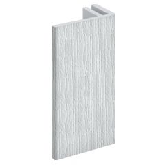 Eindprofiel 45mm Novicell voor basis aluminium eindprofiel Alaska wit 600 cm	