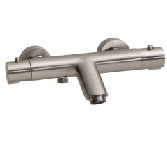 Rio Thermostatische Badmengkraan RVS-look