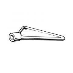 Rug Semin Kunststof Vierkantsleutel (22-219) - per stuk