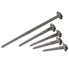 Schroeven RVS TORX 45 mm met epdm ring 100 stuks per pak