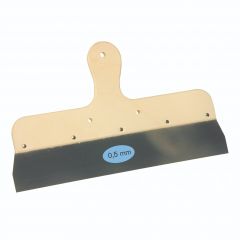 Spackmes SUPER PROF 200 mm blauw veren staal houten greep