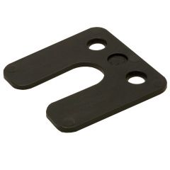 GB Drukplaatjes / Stelplaatjes Zwart Met Sleuf 70X70X3 - 48 stuks