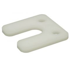 GB Drukplaatjes / Stelplaatjes Transparant Met Sleuf 70X70X6 - 48 stuks