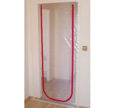 STOFSTOP afsluitfolie met rits 2.5 x 1.1 meter