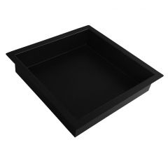 Wiesbaden inbouwnis 30x30x7cm | Mat-zwart