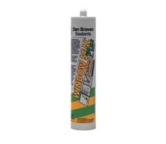 Zwaluw Windowseal Plus beglazingskit wit 310ml