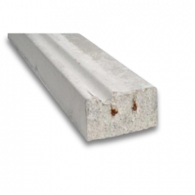 Betonlatei 140 cm doorsnee 60X100MM schoonwerk met waterhol