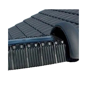 Ondervorst element zwart 1 meter