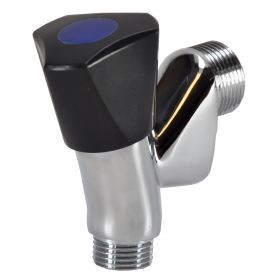 Kiwa beluchterkraan 1/2 Zwarte knop