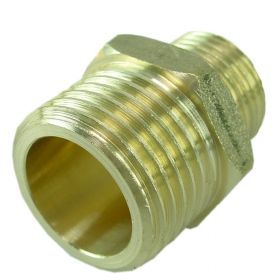Gasdraadfitting verloopnippel 1x3/4 buiten