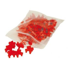Tegelkruisjes / Tegelafstandhouders multi 6 + 7 mm zak a 50 stuks rood