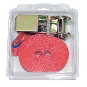 Sjorband 25mm 1-delig met ratel LC800 5 mtr. per stuk