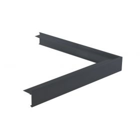 Daktrim buitenhoek 60 x 64 mm RAL7016