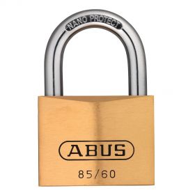 Abus 85/60 messing hangslot gelijksluitend - 60 mm