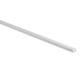 Grenen aftimmerlat 12x18mm 270cm voorgelakt RAL 9010