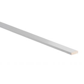 Grenen aftimmerlat 12x55mm 270cm voorgelakt RAL 9010