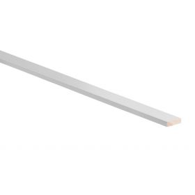 Grenen aftimmerlat 9x35mm 270cm voorgelakt RAL 9010