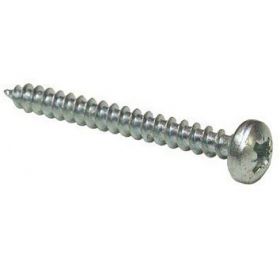 Spaanplaatschroef Pan Cilinder Kop PoziDrive RVS A2 4x35 per 200
