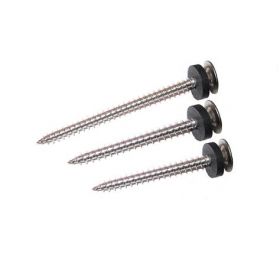 Dakpanschroef RVS TORX 70 mm met epdm-ring 200 stuks per pak