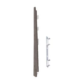 Eindkap connector links voor Keralit potdekselpaneel (5 stuks) Taupe eiken - Modern eiken (bestelnr. 2874)