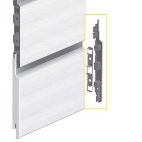 Eindkap connector rechts voor Keralit sponningdeel 143mm (bestelnr. 2865)