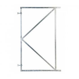 Stalen frame voor tuinpoort / tuindeur verzinkt zonder slotkast