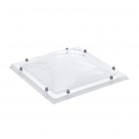 Lichtkoepel 110x110cm 2-Wandig AC Glashelder Bolvormig (TIJDELIJK NIET LEVERBAAR)