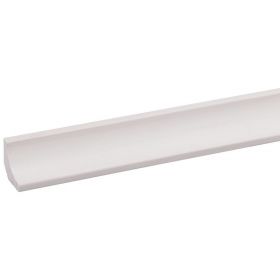 Grenen hollat FSC 22 x 22 mm 270 cm wit gegrond