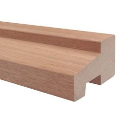 Meranti kozijnprofiel cc 70%pefc 67x114x3050 (3.05 meter)
