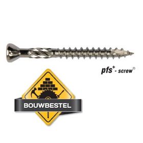 PFS Hardhoutschroeven Verzonken Kop Torx * 4x40 Rvs / Inox C2 (T-15) - 200 stuks