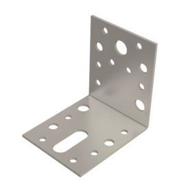 Hoekanker / hoekijzer  | Staal verzinkt | 70x70mm 57x2mm | 25 stuks