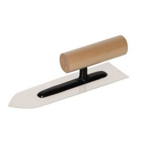Japanse spaan SUPER PROF kunststof 210x60x1.0mm punt met houten greep