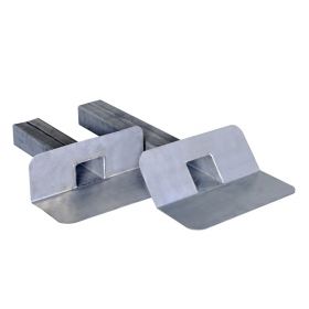 Kiezelbak lood U 6x8 30 90gr