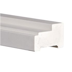 Hardhout kozijnprofiel a 66x110x2400mm (2.40 Meter)  gegrond fsc 100%