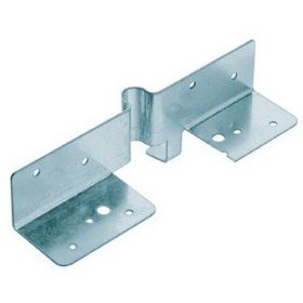 Lijmmuurplaat Ankerplaat M12 1.25mm 115x2 Sendzimir verzinkt - per stuk