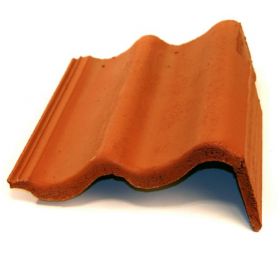 Monier Sneldek NOVO+ Gevelpan Rechts (125mm) - Hollands Rood