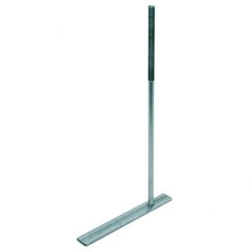 Muurplaatanker M12x600mm met plaat 225mm Excentrisch Verzinkt draad - per stuk