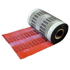 Ventilerende nok- en hoekkeperrol 40 cm breedte 5 meter per rol rood
