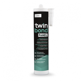 Novatech Twinbond Panel | Constructielijm gevelpanelen | Wit | 310 ml