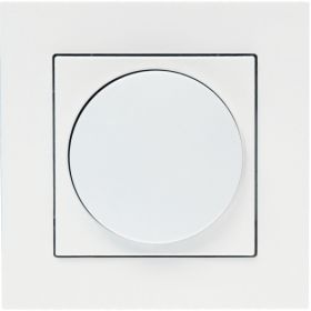 Opus 55 afdekking voor draaidimmer en potentiometer polarwit