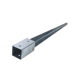 Paalhouder Met Punt Thermisch Verzinkt 91x91mm
