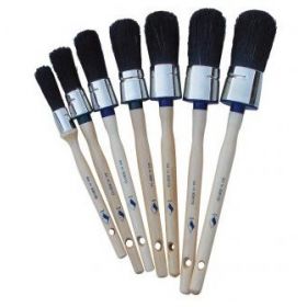 Patentkwast SUPER PROF ECO. zwart haar. houten steel. no. 10