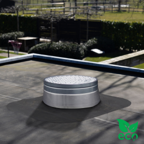 Solatube diameter 53cm Cradle Eco plat dak buitenzijde