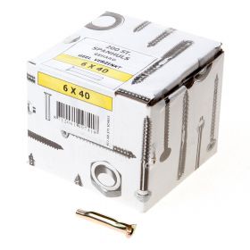 Fischer Spanhuls gegalvaniseerd 6.0x40mm doos 200 stuks