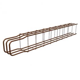 Wapeningskorf bajonet 12mm 3000mm lang voor kist 300x450mm (b x h)