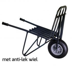 Steenkruiwagen 60 steens softwiel (anti-lek band) - NL-fabricaat (INFORMEER NAAR DE LEVERTIJD)