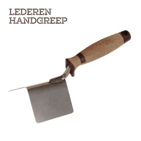 Super Prof Eco Pure RVS hoekschop uitwendig dubbeltje rond - 80 x 25 mm