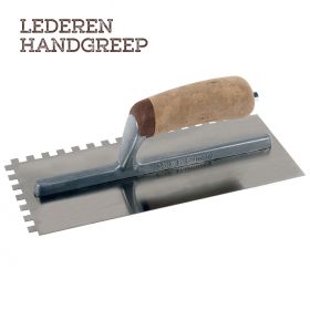 Lijmspaan SUPER PROF PURE 280x120 mm RVS, 9x5x7 mm Leer